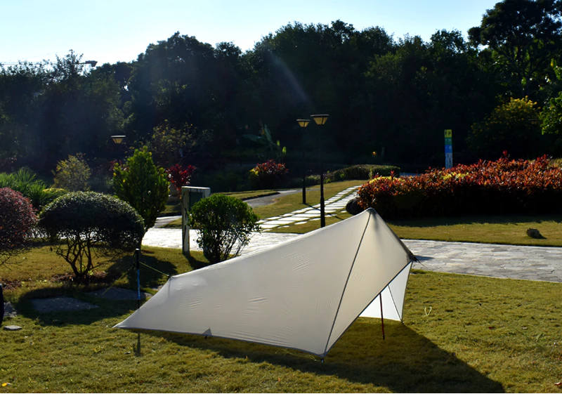 Ultra Light Rain Fly Tent Tarp Waterproof 15d Silicone Coating Nylon Camping Sh